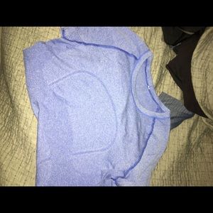 Baby blue lululemon short sleeve swiftly tee